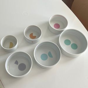 Mesu Nesting Measuring Bowls  Portion Control  Full Set of 6